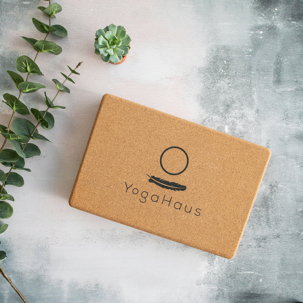 eco yoga block for alignment and meditation – plastic-free support tool for home practice