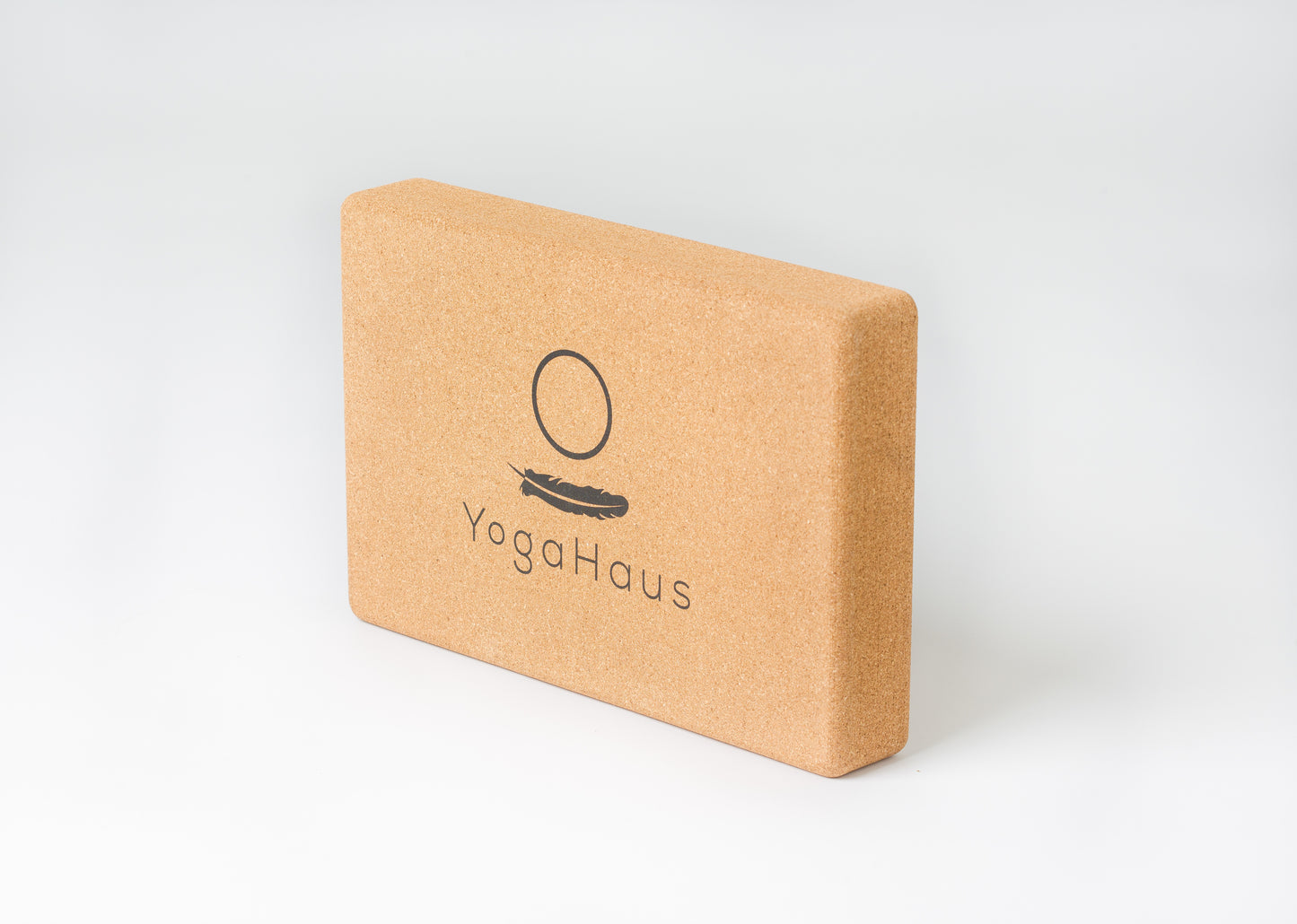 sustainable cork yoga block for restorative and yin yoga – eco prop with firm support