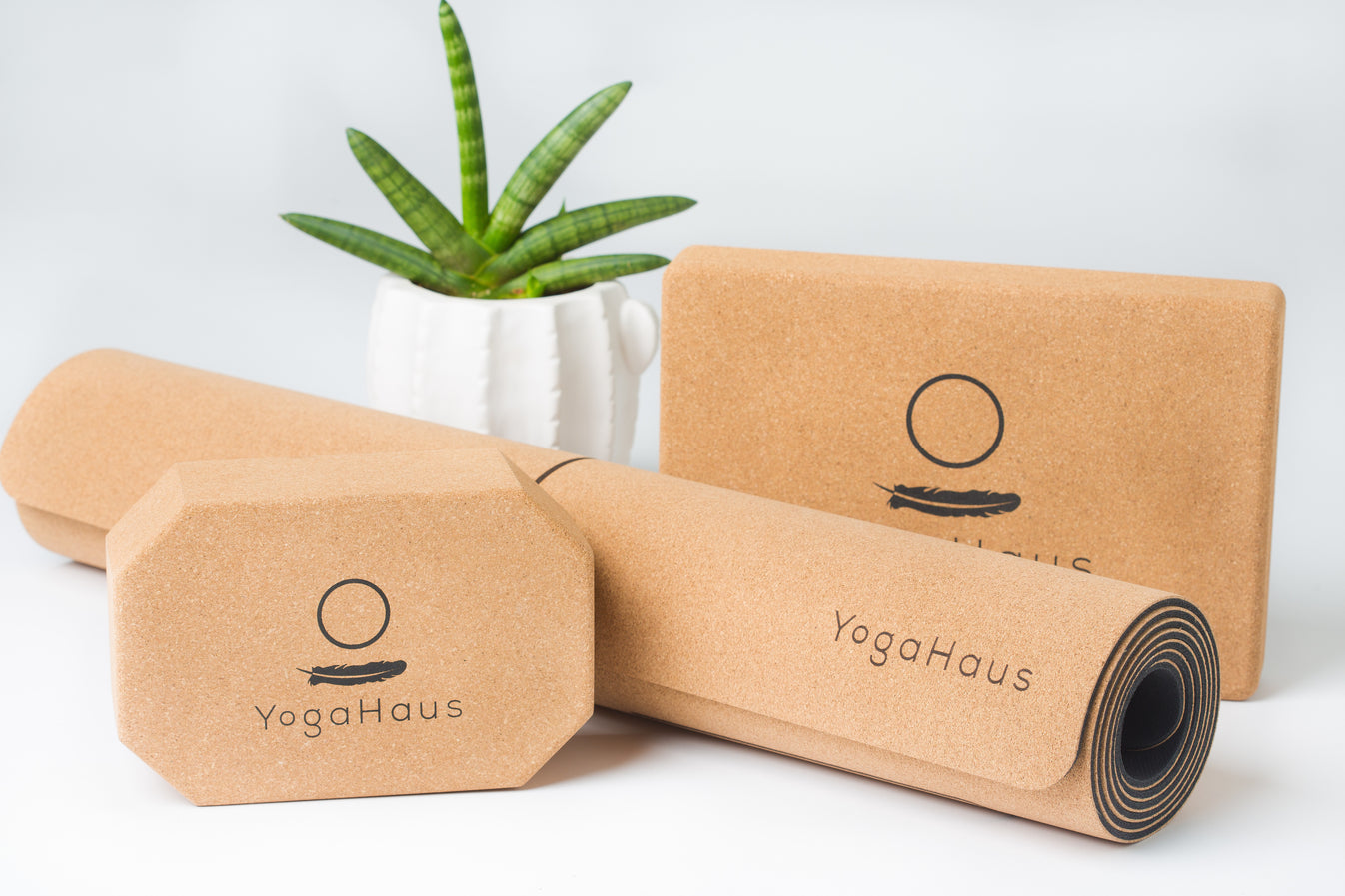 Cork Yoga Bricks • YogaHaus London Yoga Products